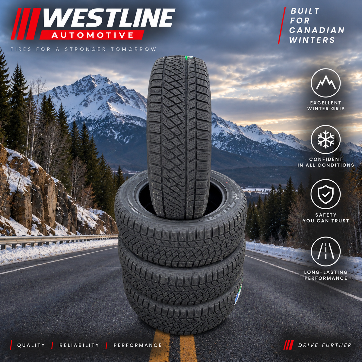 Haida HD687 235/55R19 Winter Tire