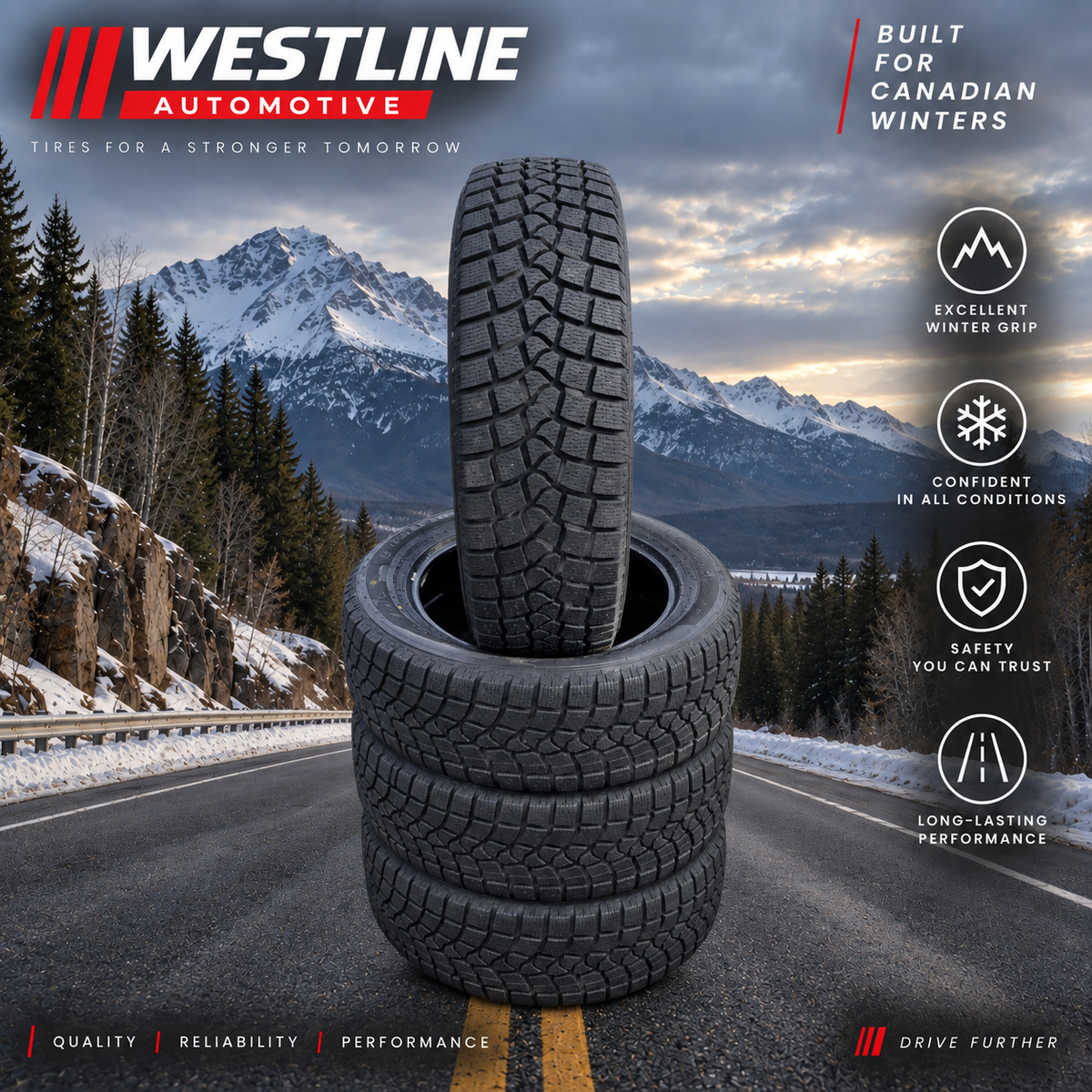 Pneu d'hiver Haida HD617 265/70R17