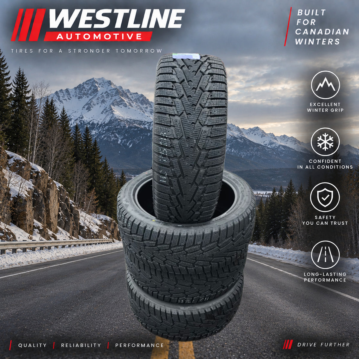Pneu d'hiver cloutable Haida HD677 235/45R18